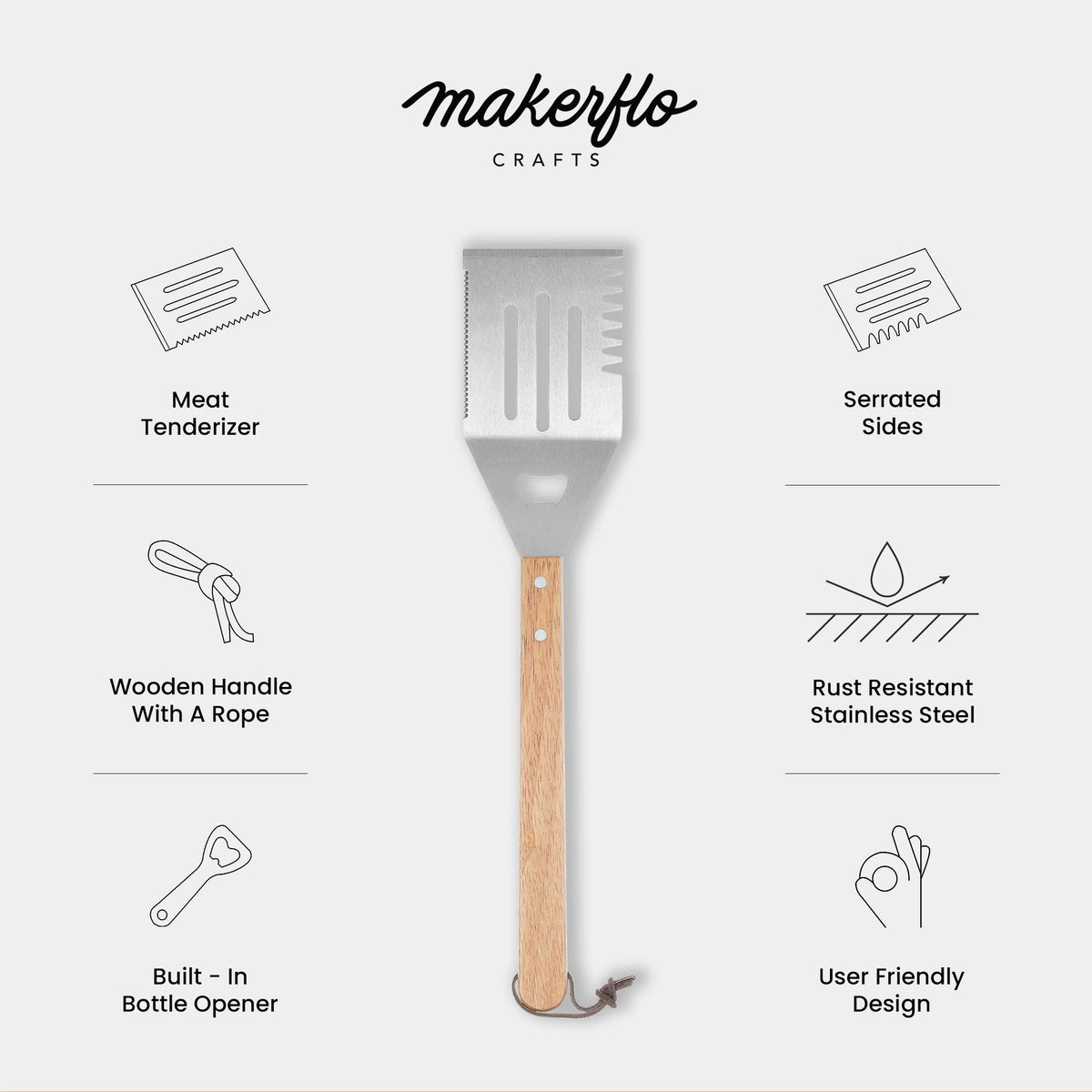 BBQ Grilling Spatula - Clay Revolution