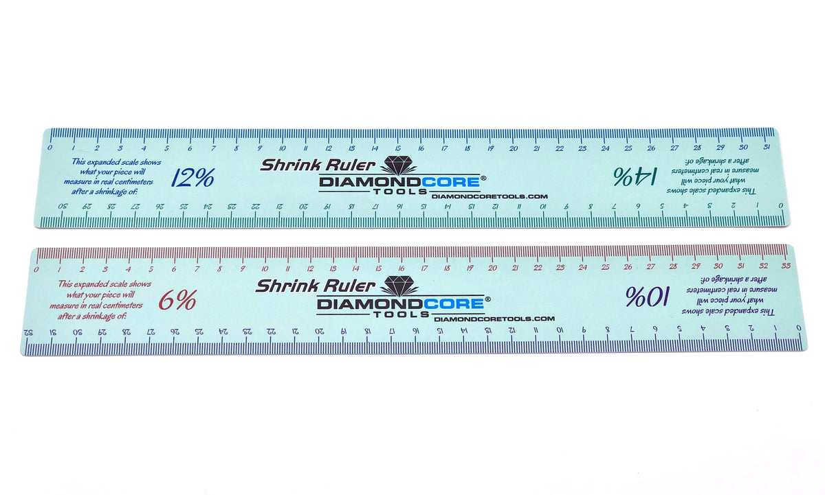 Metric Shrink Ruler (Double-Sided, Sold Individually) - Clay Revolution