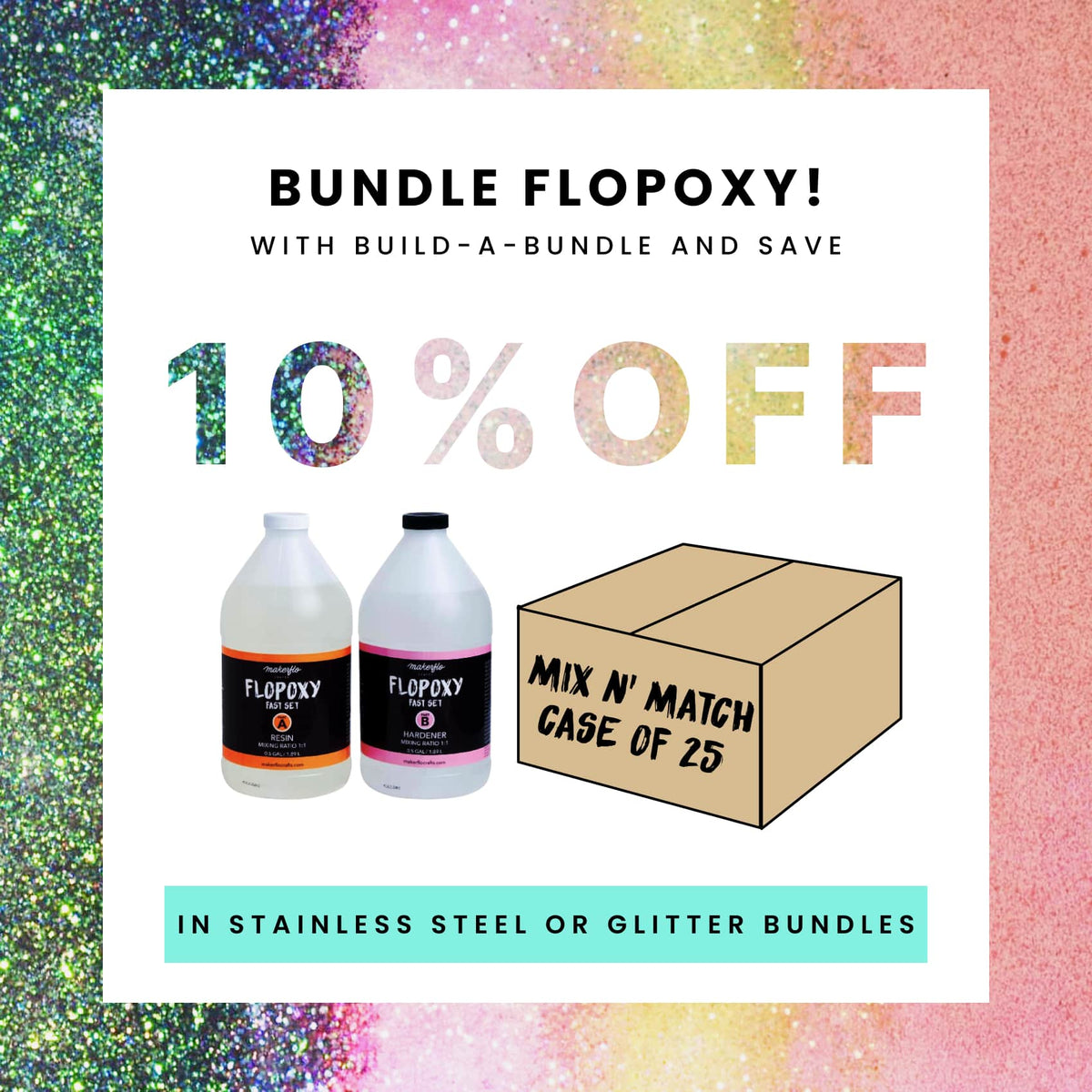 Flopoxy Fast Set Resin + Hardener Epoxy - Clay Revolution