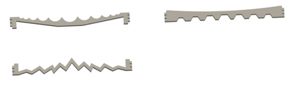 Soldering Stencils Ring Band Center bar add-ons - Clay Revolution