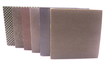 6-Piece Flexible Diamond Sanding Pads Set with Square Corners - Clay Revolution
