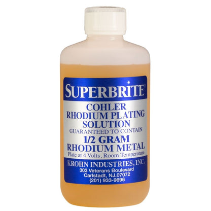 Cohler Superbrite Rhodium "White Gold" Bath Plating Solution - Clay Revolution