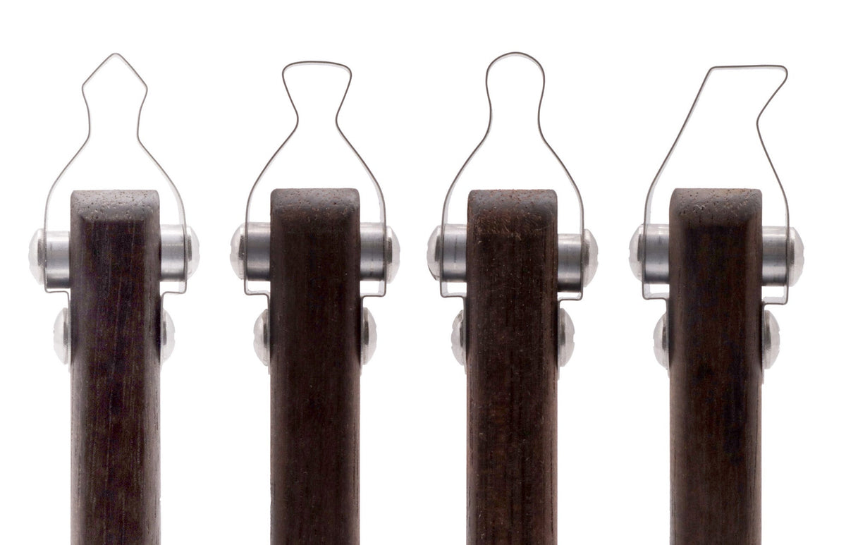 4-Piece Extra-Small Trimming Tools Set 1 - Clay Revolution