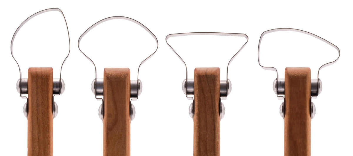 4-Piece Extra-Large Trimming Tools Set 1 - Clay Revolution