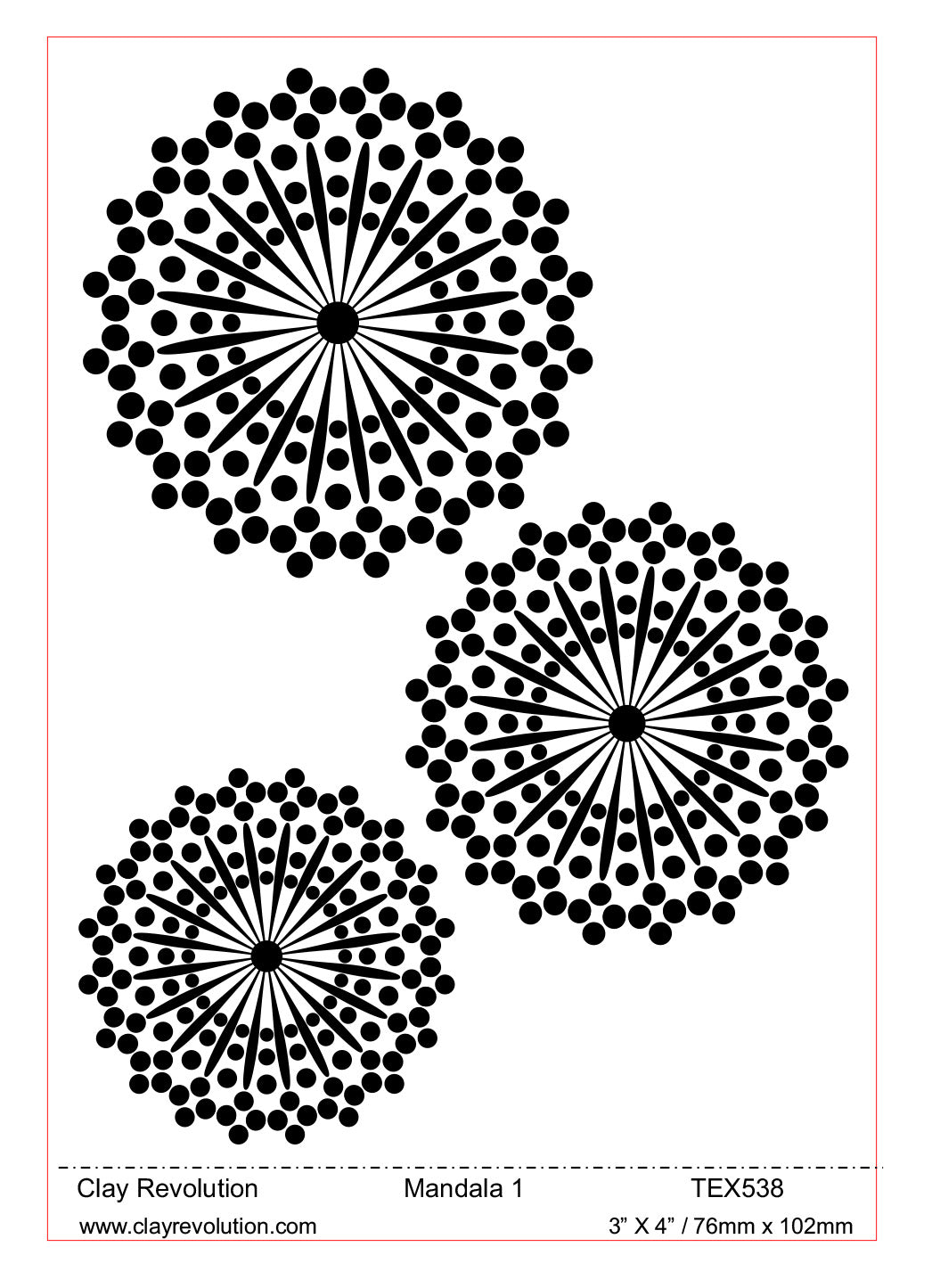 Mandala 1 Texture Sheet