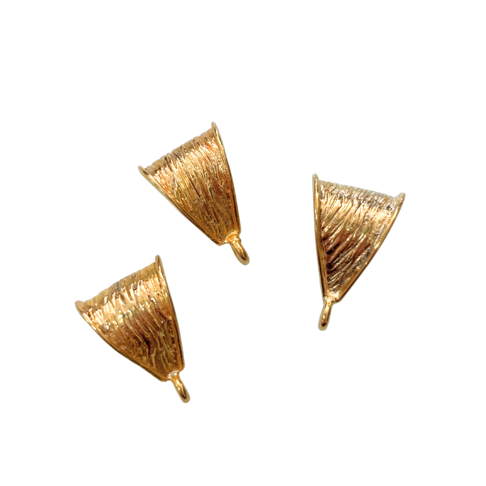 Vermeil Plated Sterling Silver Bail 10mm