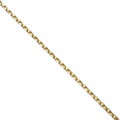 Chain: Matte Gold Rectangle Chain 2mmx3mm