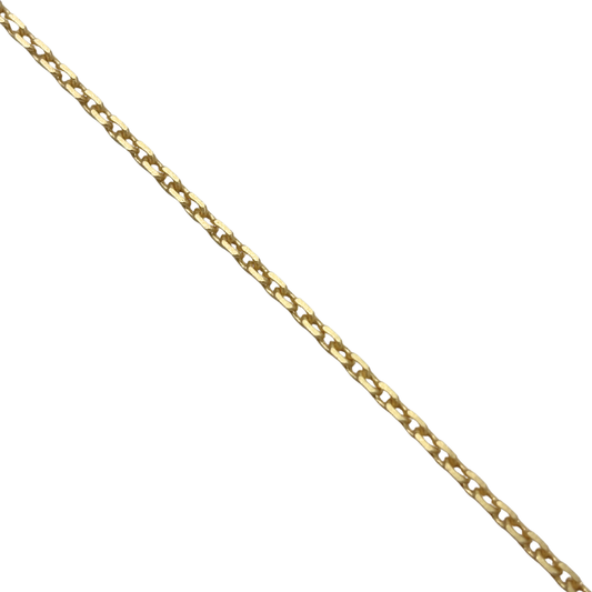 Chain: Matte Gold Rectangle Chain 2mmx3mm