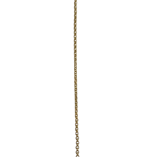 Chain: Gold-Plated Rolo 1mm