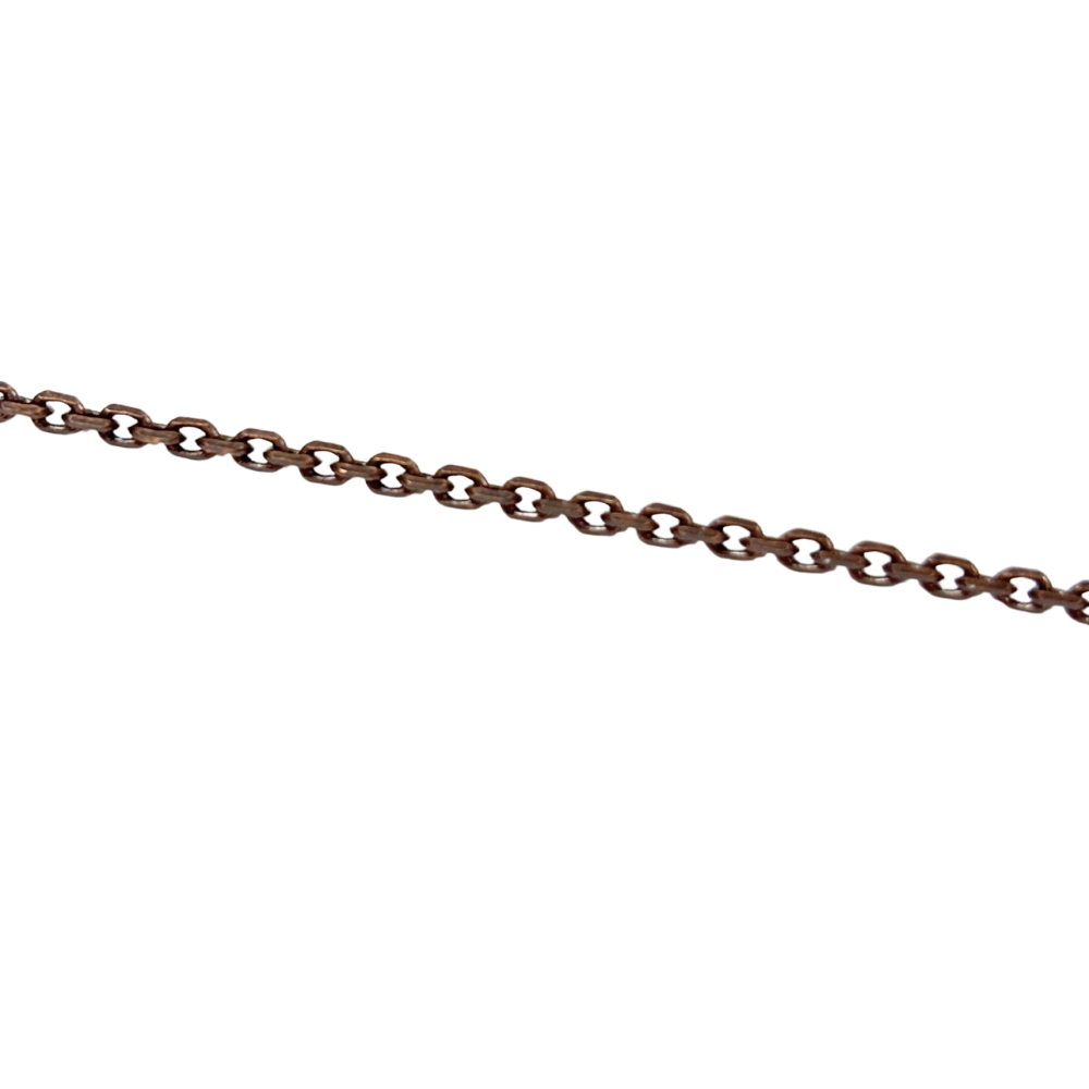 Chain: Antique Copper Rectangle Chain 2mmx3mm