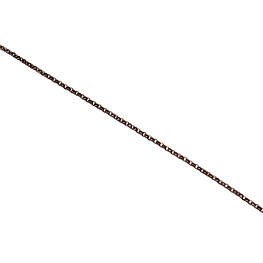 Chain: Antique Copper Plated Rolo 1mm