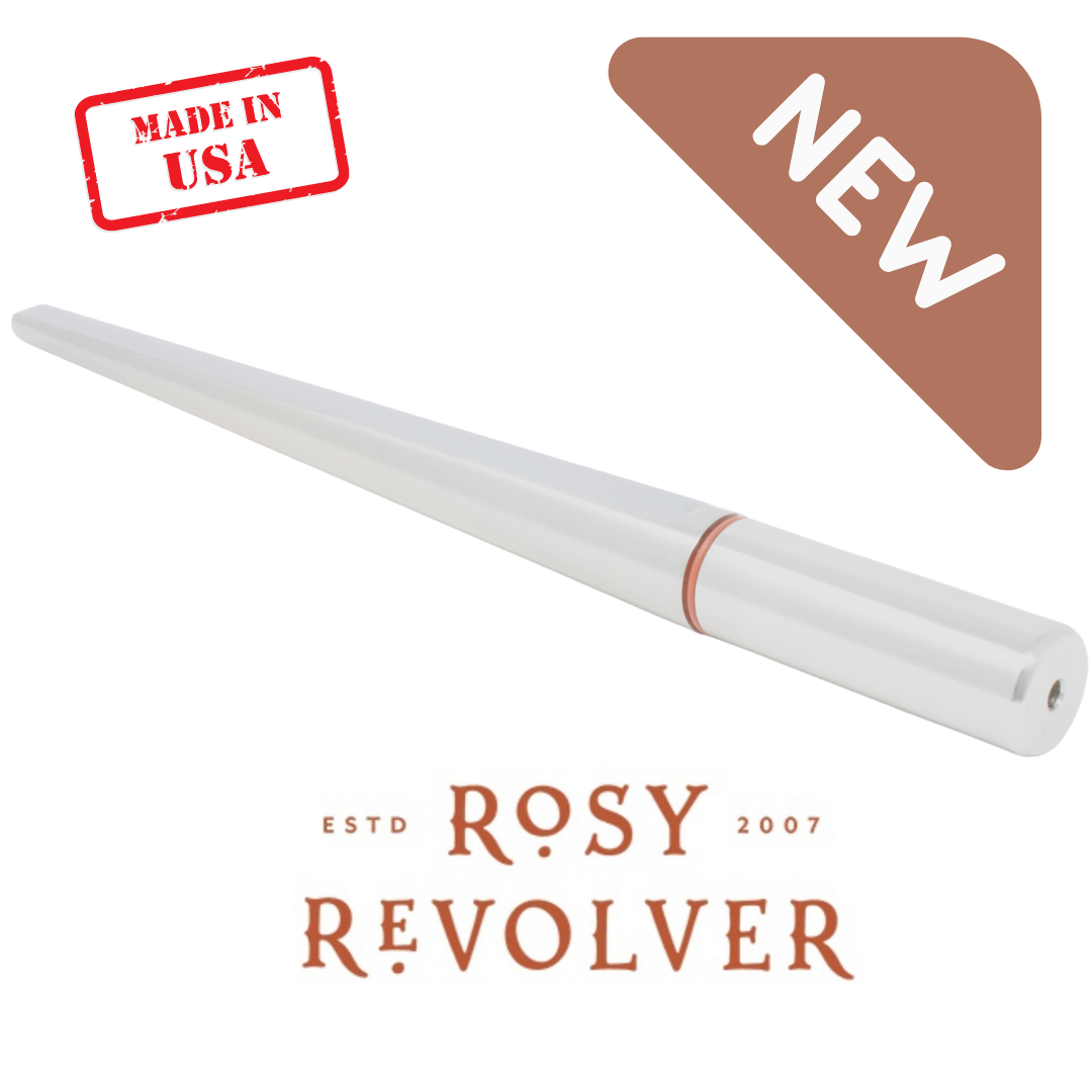 "Rosy Revolver" Flat Back, Open Ring, Forming Mandrel - Clay Revolution