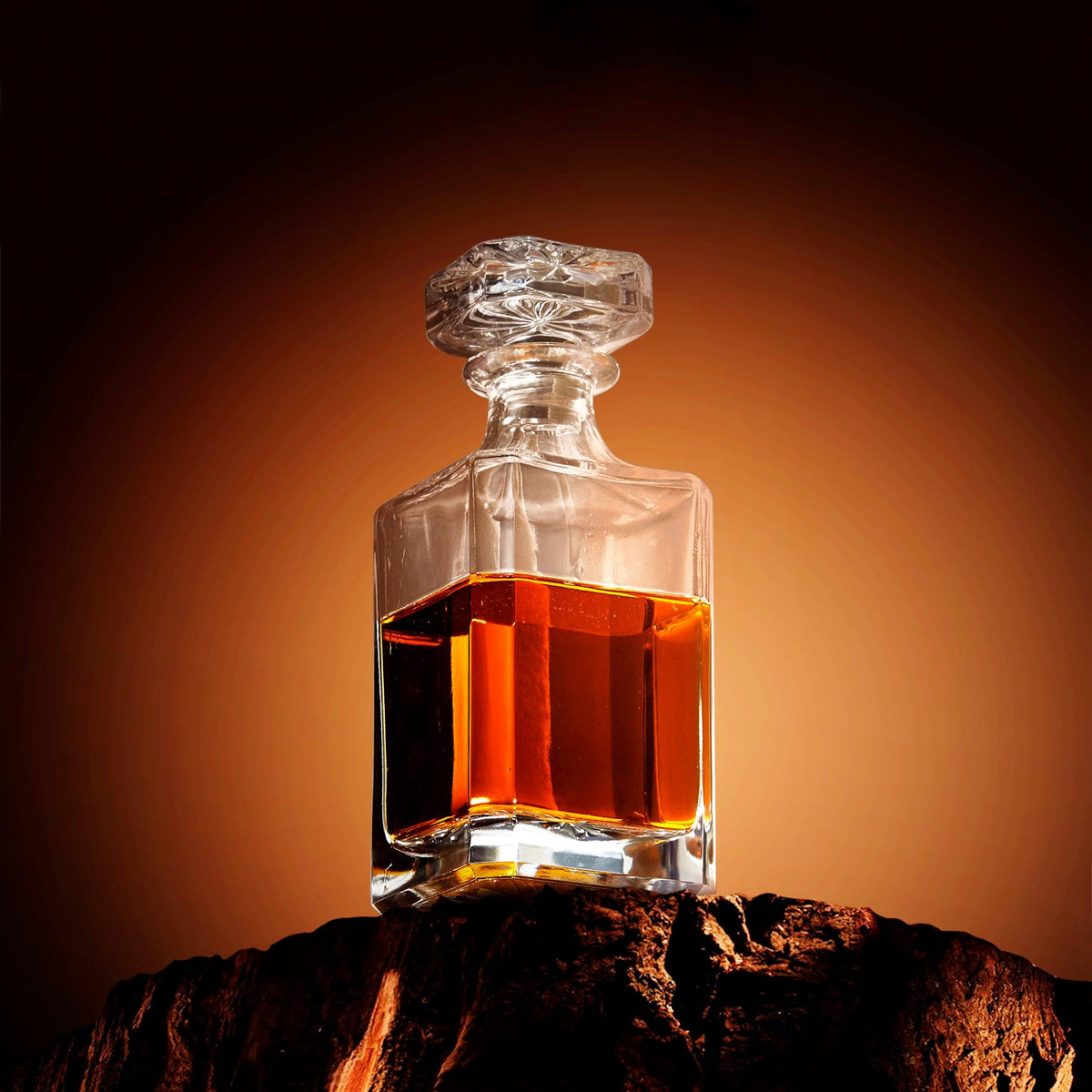 Whiskey Decanter - Square - 750ML - Clay Revolution