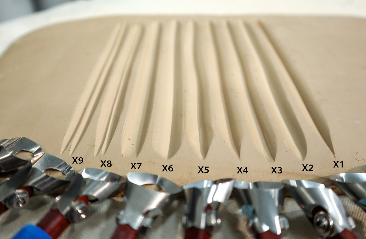X6 12 mm VU Fluting Tool - Clay Revolution