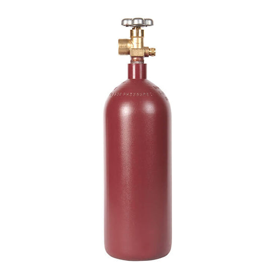 Small Argon Tank Pre-Filled for Permanent Jewelry Welders 20scf - Clay Revolution
