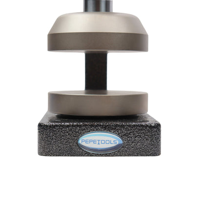 Planishing Hammer, Spring Loaded with Hardened 100mm Platens - Clay Revolution