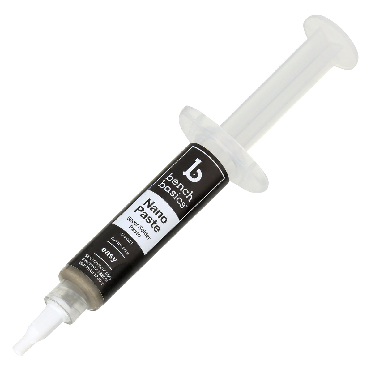 NANO Paste, Silver Solder Paste w/ Dispensing Syringe, 1/4 ozt - Clay Revolution
