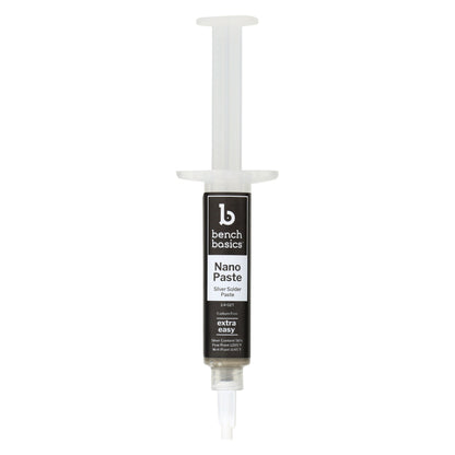 NANO Paste, Silver Solder Paste w/ Dispensing Syringe, 1/4 ozt - Clay Revolution