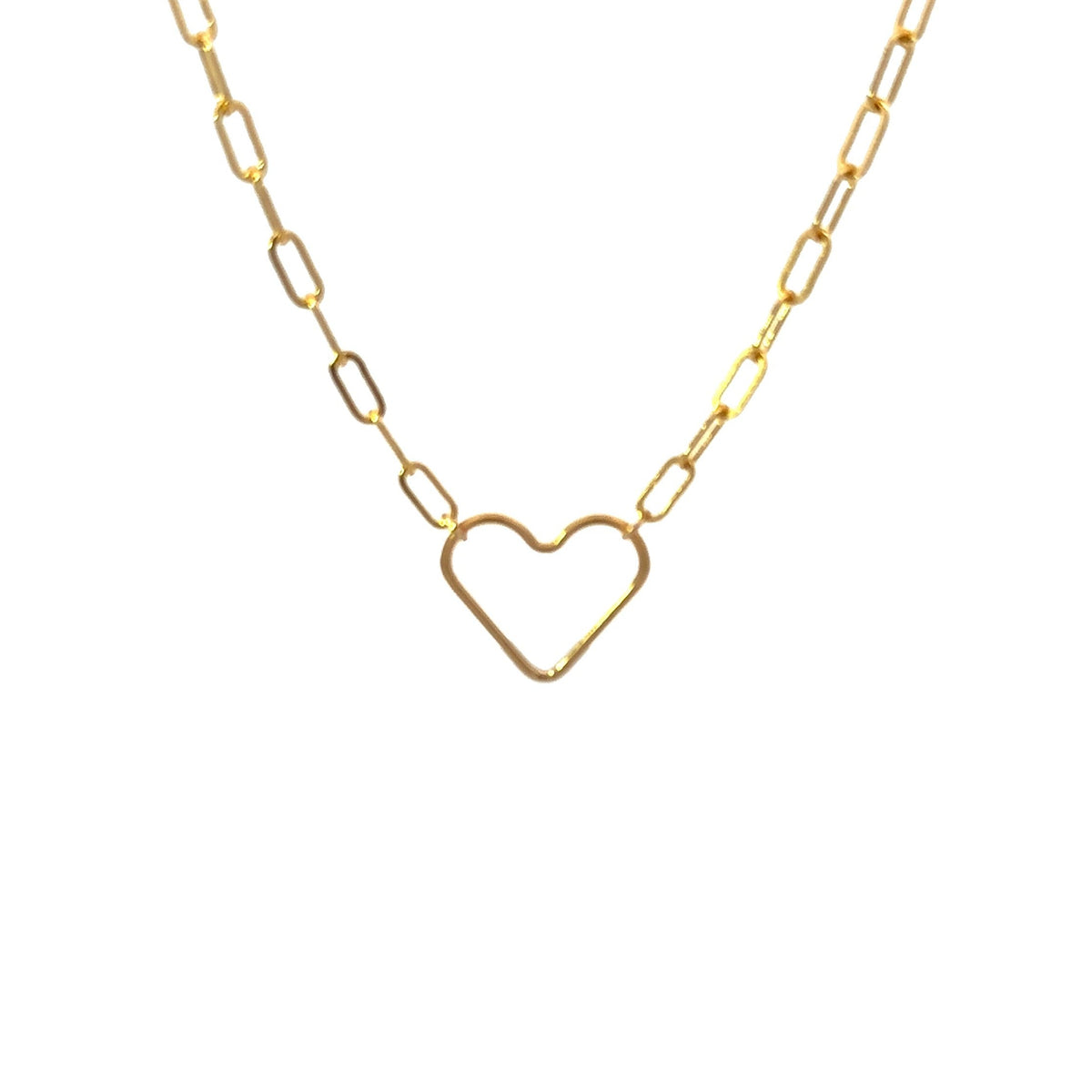 Heart Jump Ring for Permanent Jewelry, Gold-Filled