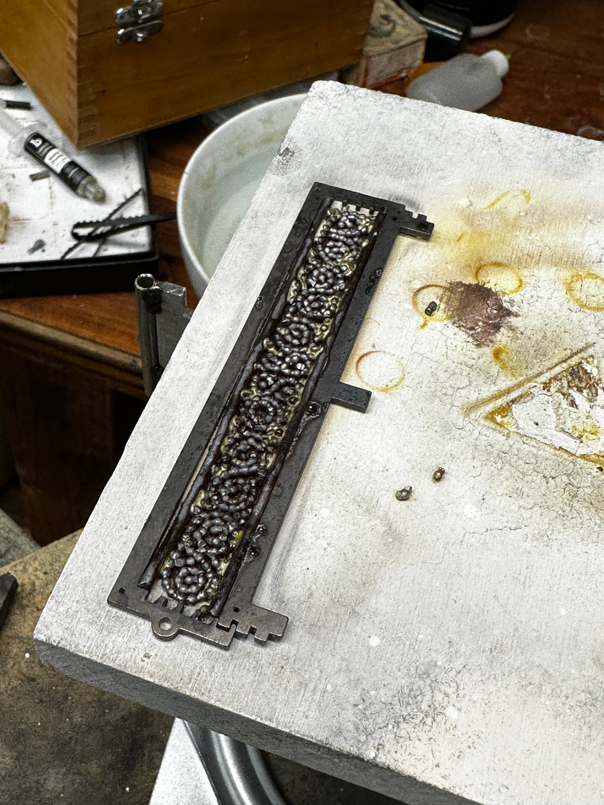 Soldering Stencils Adjustable Ring Band - Clay Revolution