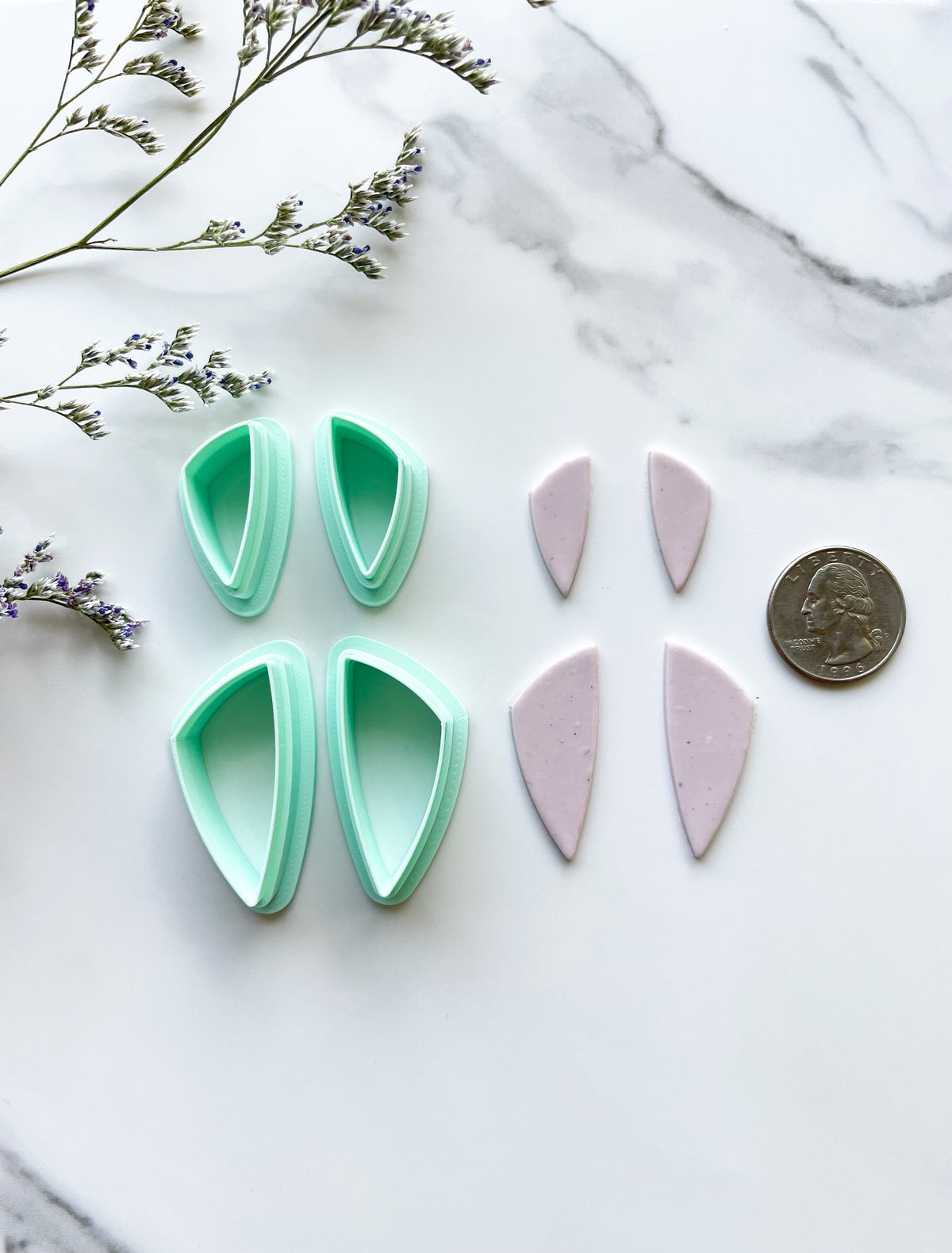 Mirrored Statement Stud Cutter Set (4 pack) - Clay Revolution