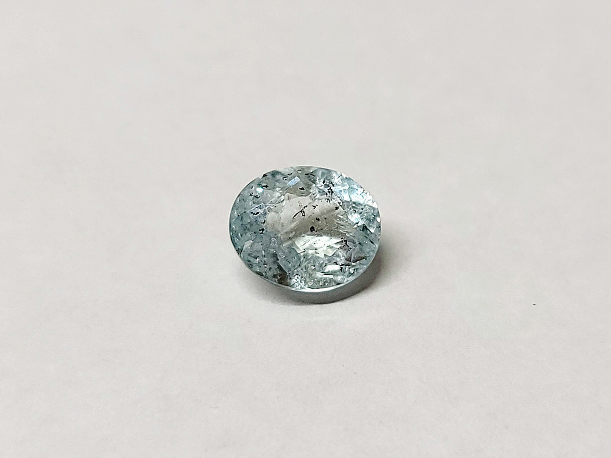 Aquamarine 9mm x 7mm Oval Faceted - Clay Revolution