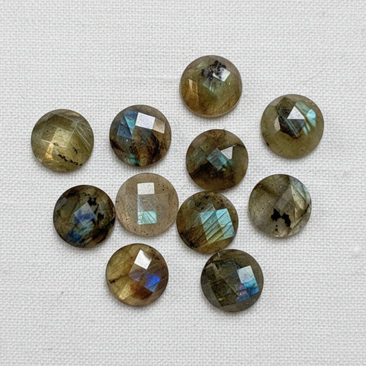 Labradorite 8mm Faceted