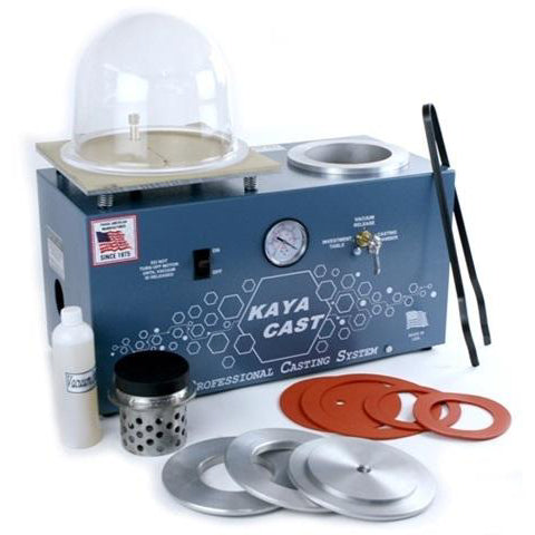 Tabletop Vacuum Investing and Casting Machine System - KAYACAST - Clay Revolution