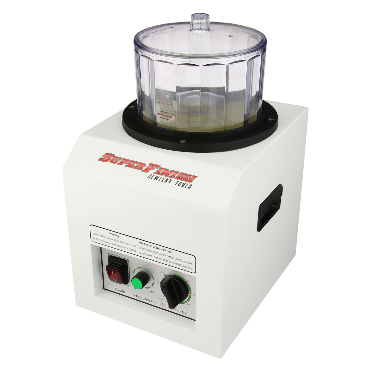 Large Capacity Magnetic Pin Finisher, 80 rings, 7" Bowl - Arbe Super Finisher