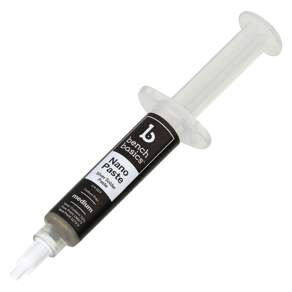 NANO Paste, Silver Solder Paste w/ Dispensing Syringe, 1/4 ozt - Clay Revolution