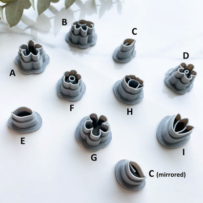 Mini Floral Cutter Pack (Pack of 10) - Clay Revolution
