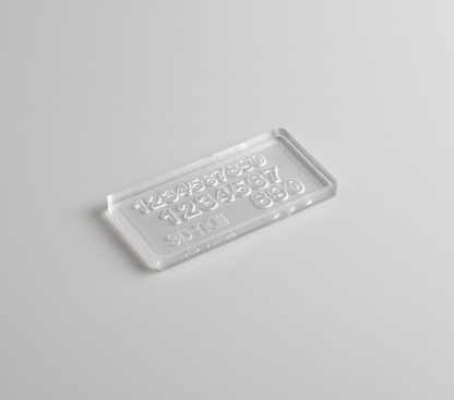 Numbers Mini Mold - Clay Revolution