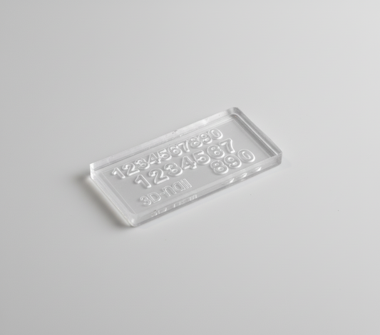 Numbers Mini Mold - Clay Revolution
