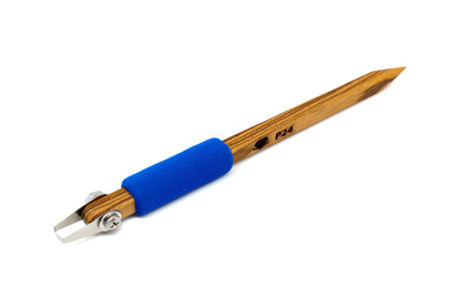 P24 Square-Tip Straight 6 mm Carving Tool - Clay Revolution