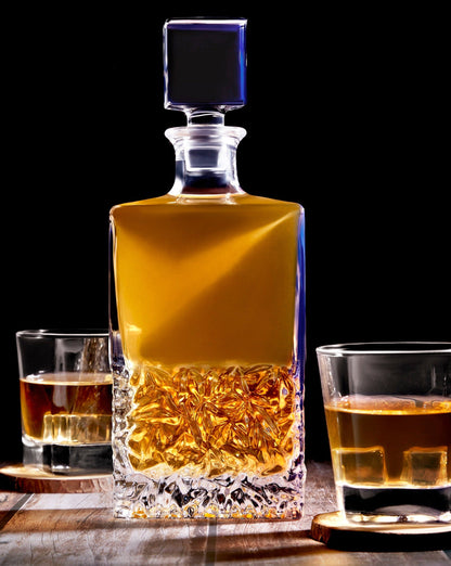 Whiskey Decanter - Rectangle - 700ML - Clay Revolution