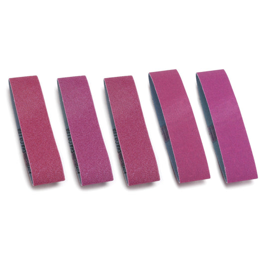 Replacement Belts for Flexshaft Belt Sander (1" x 10.5" Premium Abrasives) - Clay Revolution