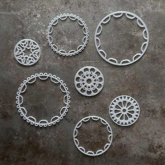 Tumble Frames by Rosy Revolver & Jessica Jordan Cote (SET OF 4) - Clay Revolution