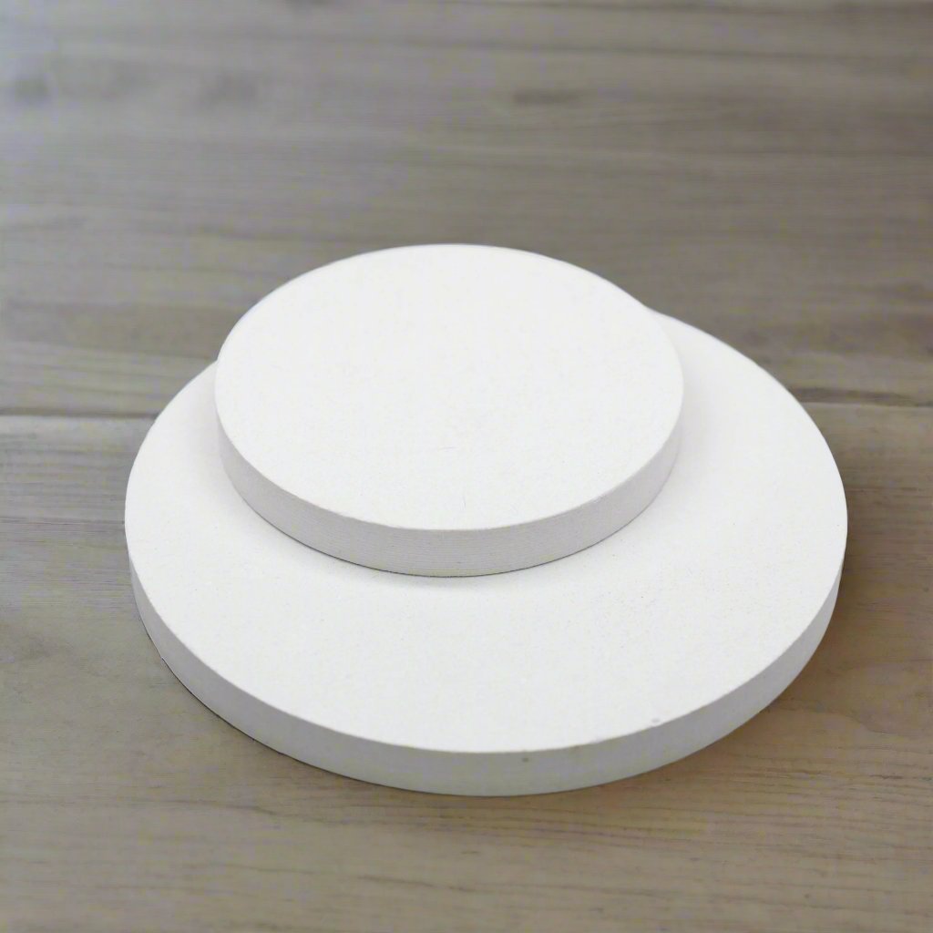 Round Soldering Board, White, High Heat Resistant - Clay Revolution
