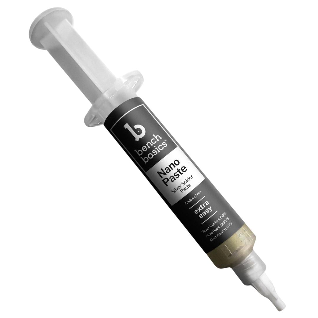 NANO Paste, Silver Solder Paste w/ Dispensing Syringe, 1/4 ozt - Clay Revolution