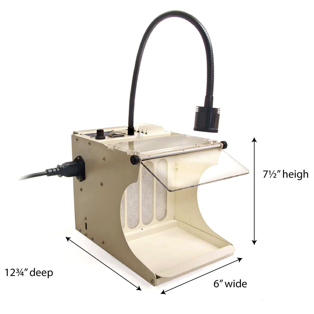Filter Hood for Foredom® Bench Lathe - Clay Revolution