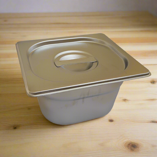 Stainless Steel Container Large w/ Lid - Clay Revolution