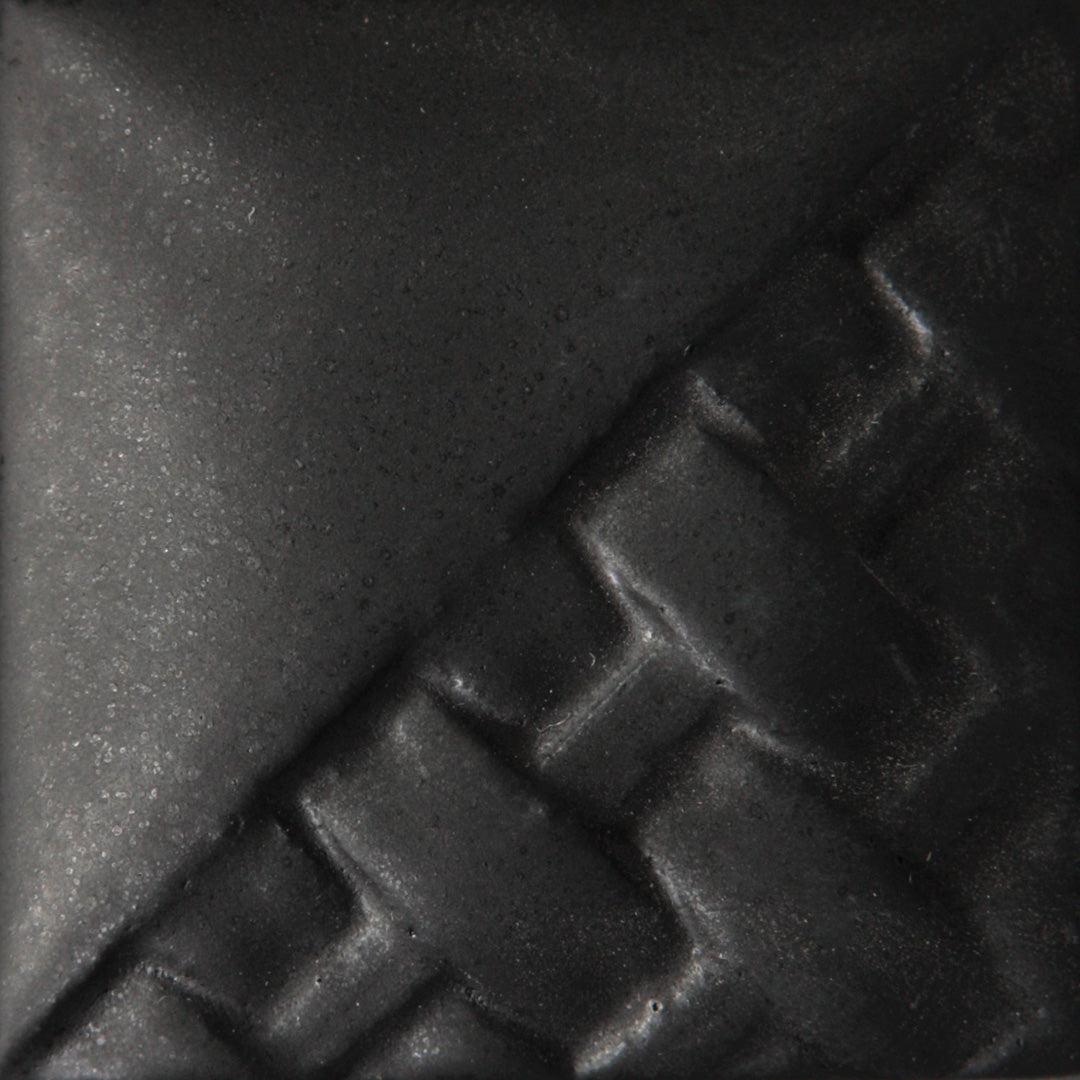 Mayco Glaze SW-140 Stoneware Black Matte (16 fl oz) - Clay Revolution