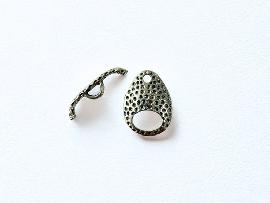Toggle Clasp Set - Teardrop Ring & T-Bar