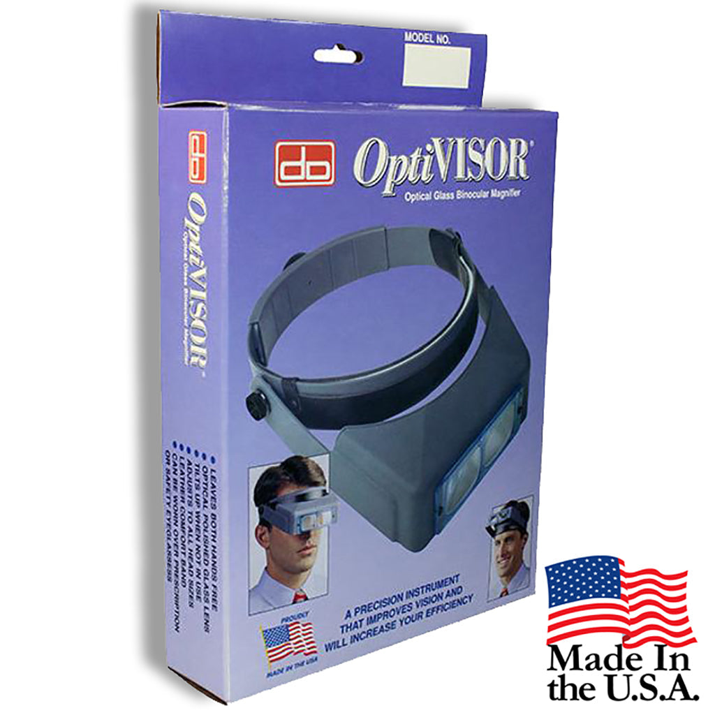 Donegan OptiVISOR DA-4 2X Magnification at 10" - Clay Revolution