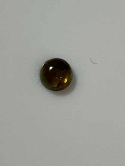 Single- Tourmaline Round Cabochon 4mm