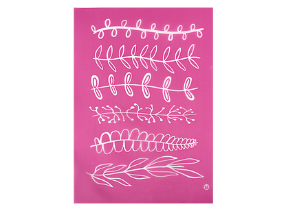 Leafy Lines Silkscreen - Clay Revolution