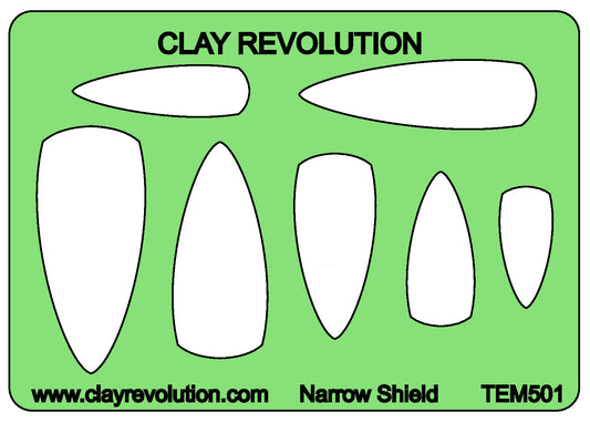 Narrow Shield Template - Clay Revolution