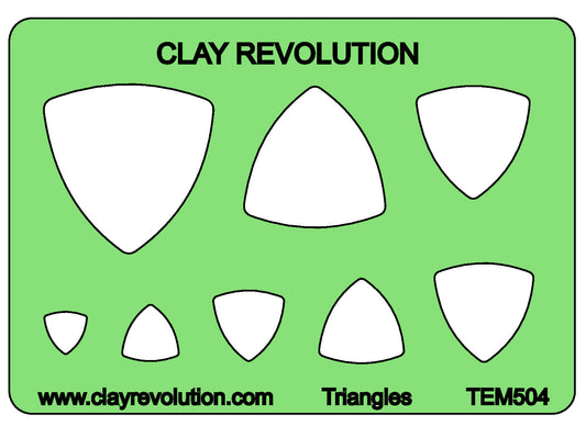 Triangles Template - Clay Revolution