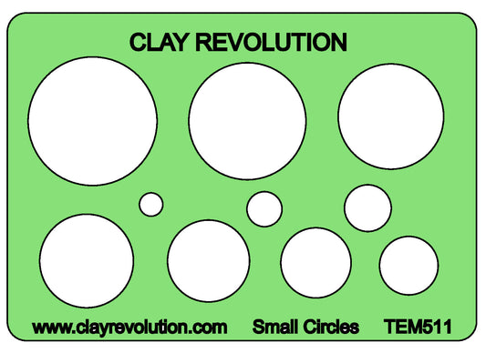 Small Circles Template - Clay Revolution