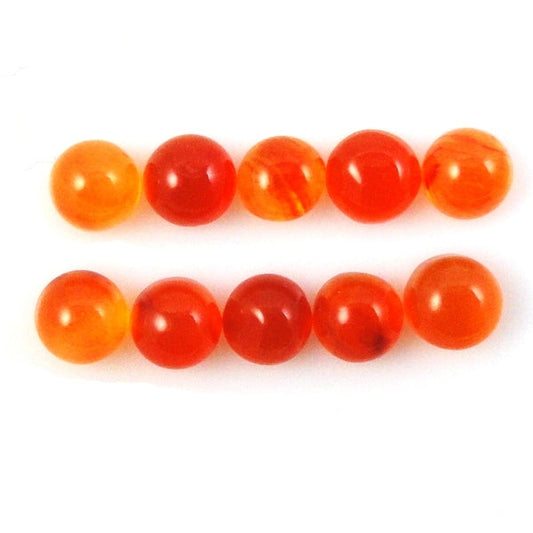 Carnelian Cabochon Round - ClayRevolution